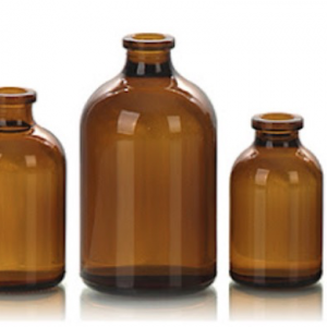 Vial transparente de vidrio 40mL